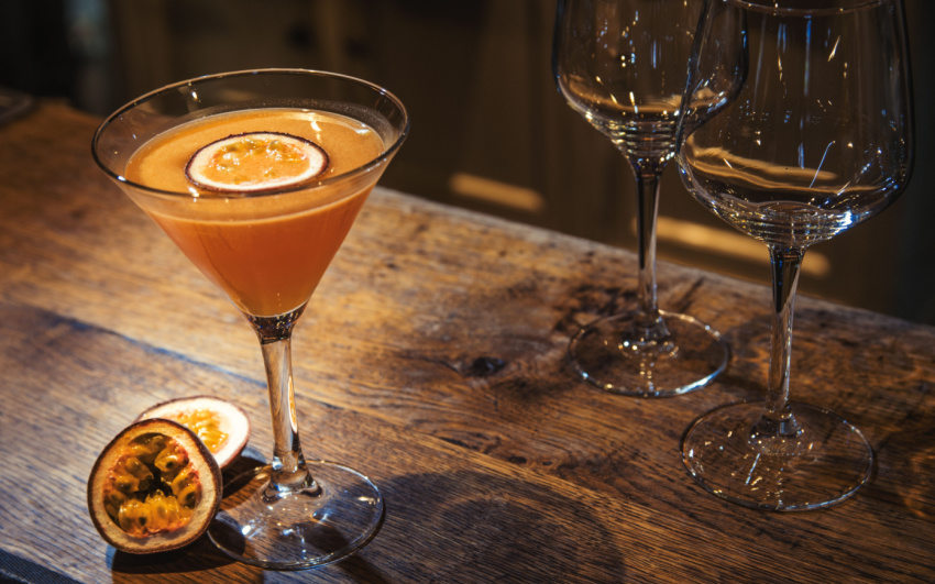 Simple Mocktail Recipes - Passion Fruit Martini