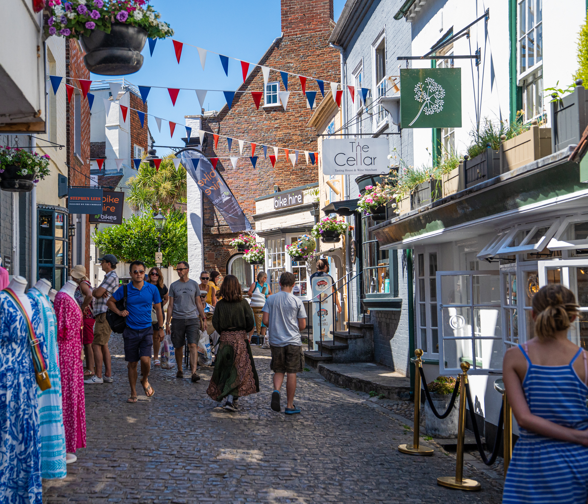 The local area of Lymington